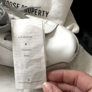 Golden Goose:  size 10 woman, new with tags and comes with verification card